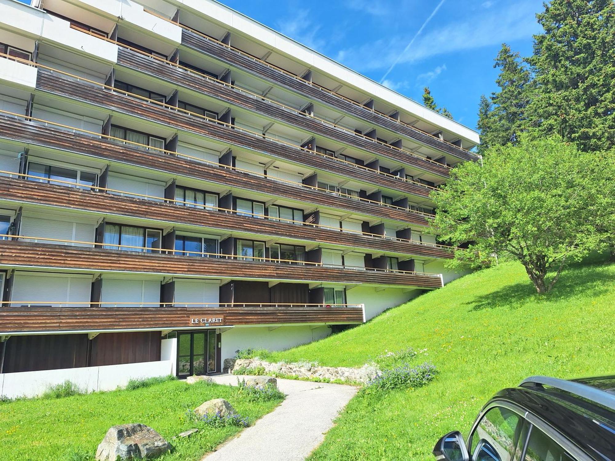 שמרוסה Le Flocon-Studio Cabine-Balcon 4-6 Pers A 100M Des Pistes מראה חיצוני תמונה